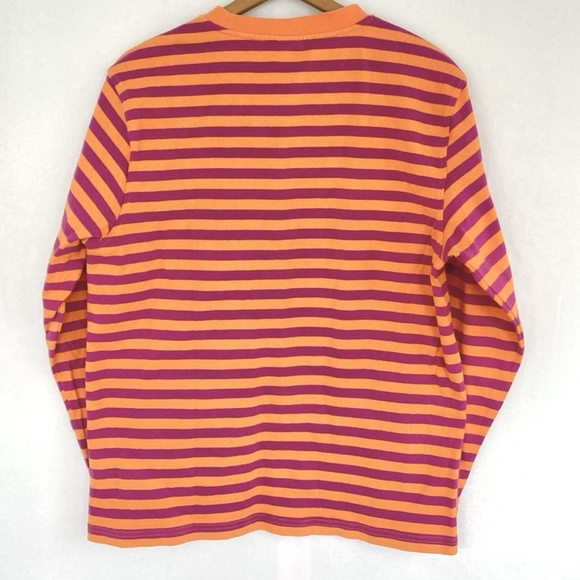 Bored Teenager By Blake Anderson Long Sleeve Striped Cracked Skull Shirt - Picture 3 of 6